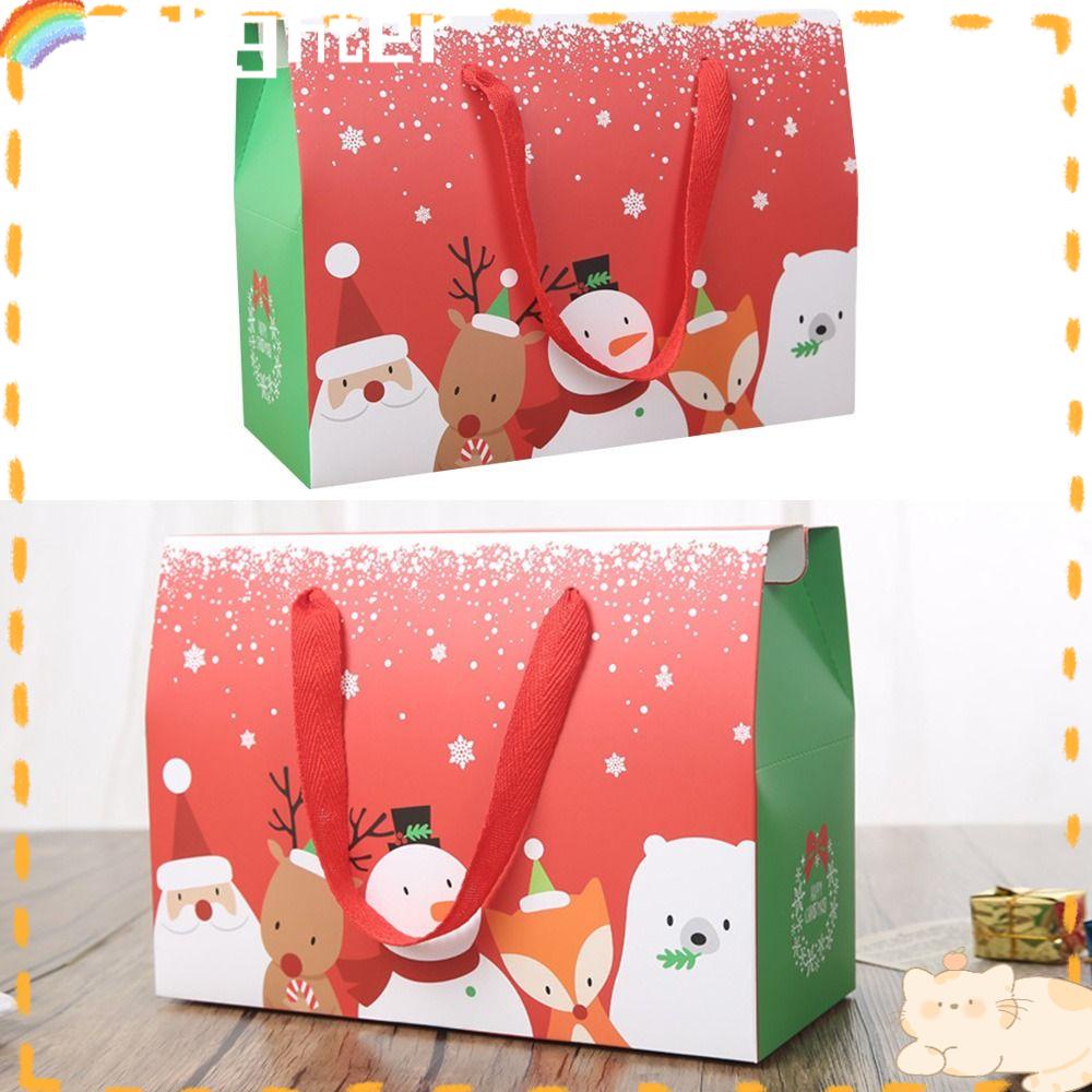 Solighter Merry Christmas DIY Hadiah Xmas Tahun Baru Pesta Dekorasi Rumah Candy Box