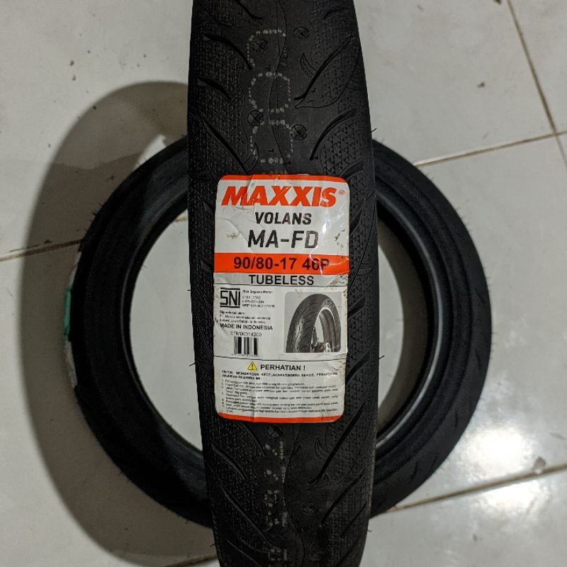 Ban Tubeless Maxxis 90/80-17 Volans MA-FD Soft Dual Compound