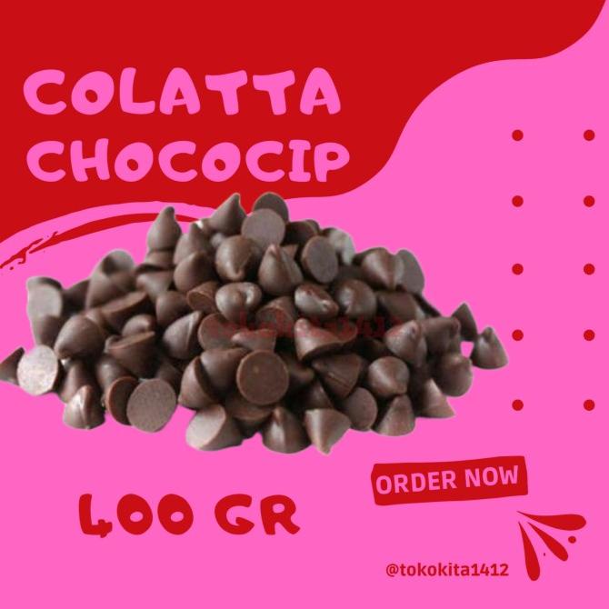 

Choco Chips Repack COLATTA Coklat Compound Pouch 400 gr