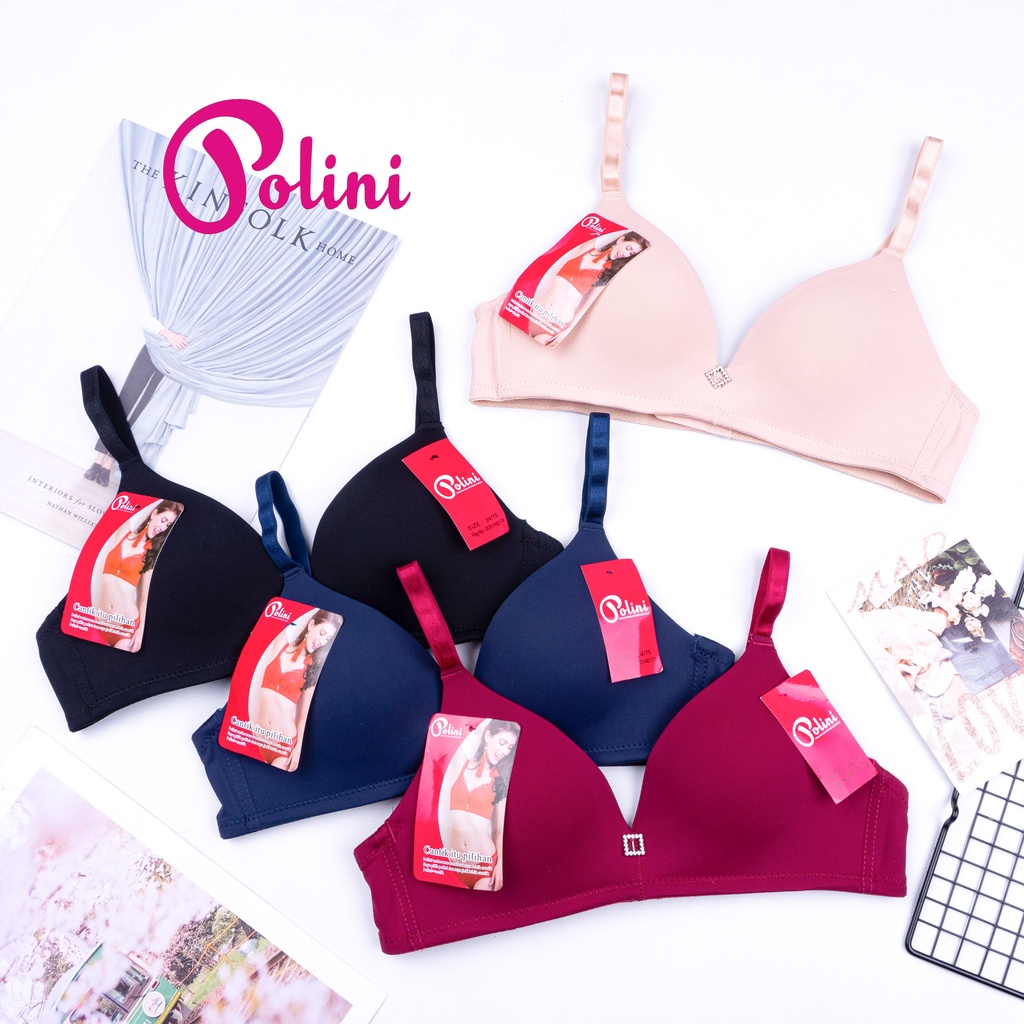 HW - Bra Bh Wanita Polini Bh Seamless Tanpa Kawat Polini A131