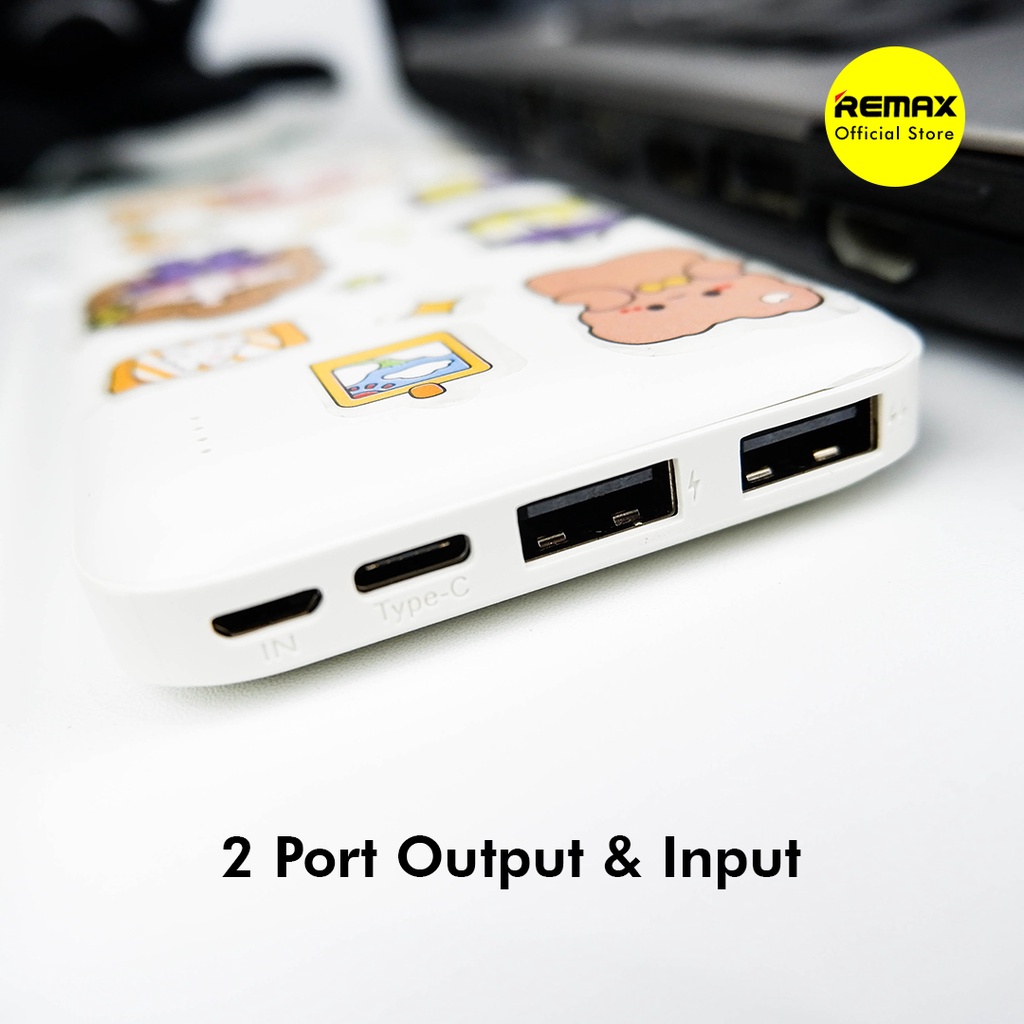 REMAX Lango 10000mAh Powerbank 2 Port USB RPP-96 FREE STICKER