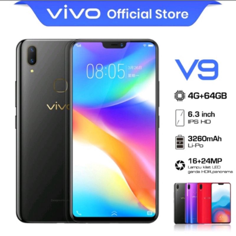 Vivo V9 Ram 4/64 Second.