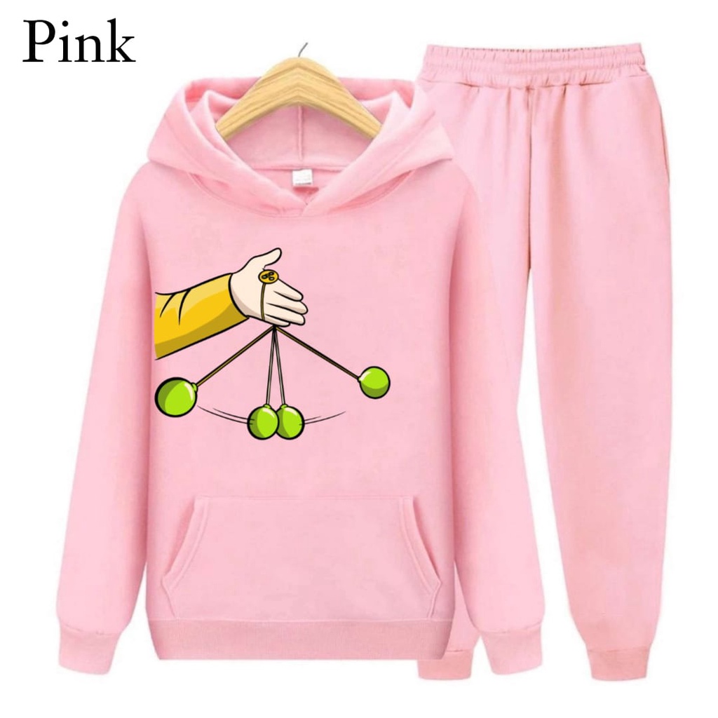 Hzl_outfit Setelan Sweater Hoodi Latto Latto Anak Anak/Setelan COD