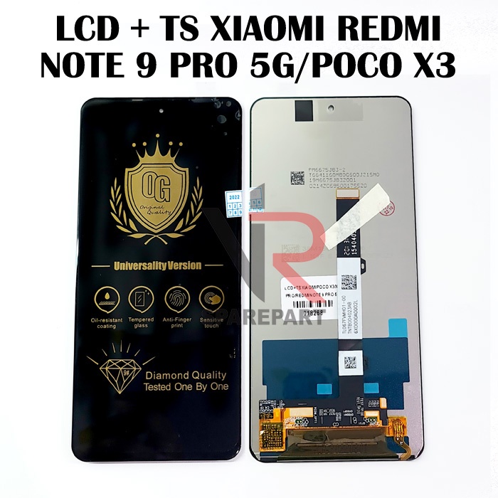 LCD XIAOMI REDMI NOTE 9 PRO 5G / POCO X3 FULLSET TOUCHSCREEN