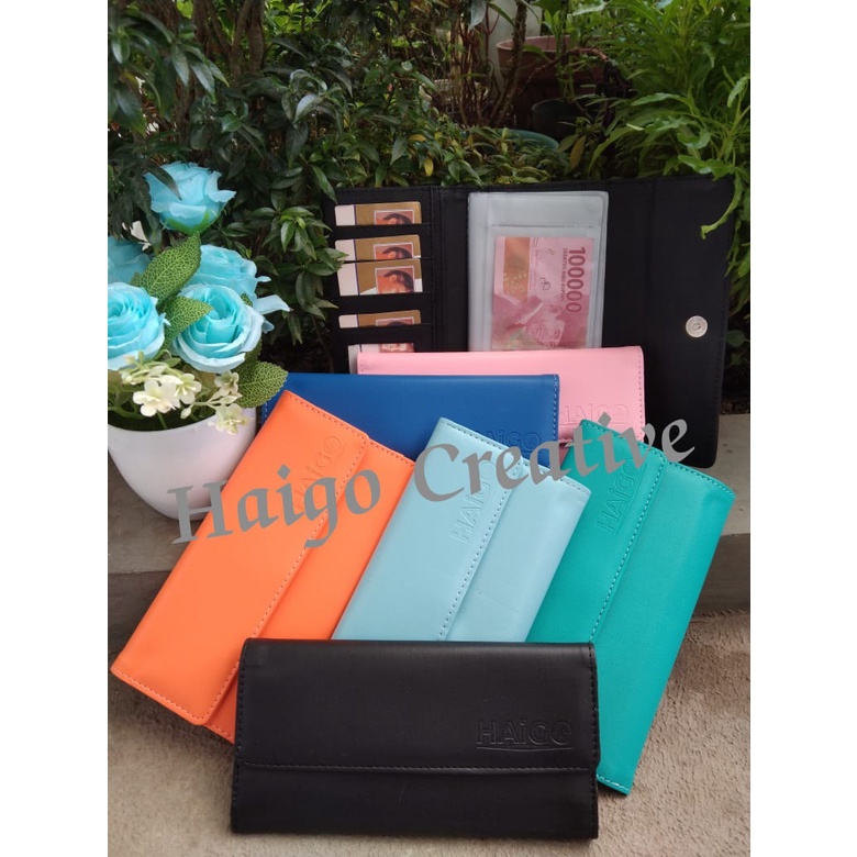 HAIGO Dompet Organizier PENUTUP PAKE KANCING MAGNET