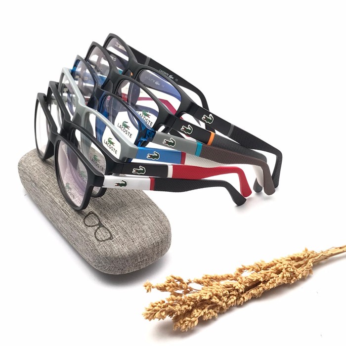 Kacamata Frame Kaca Mata Pria dan Wanita Lacoste 6603