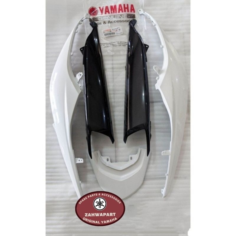 FULL SET COVER SAYAP BODY BELAKANG MIO SOUL GT 115 PUTIH ORI YAMAHA