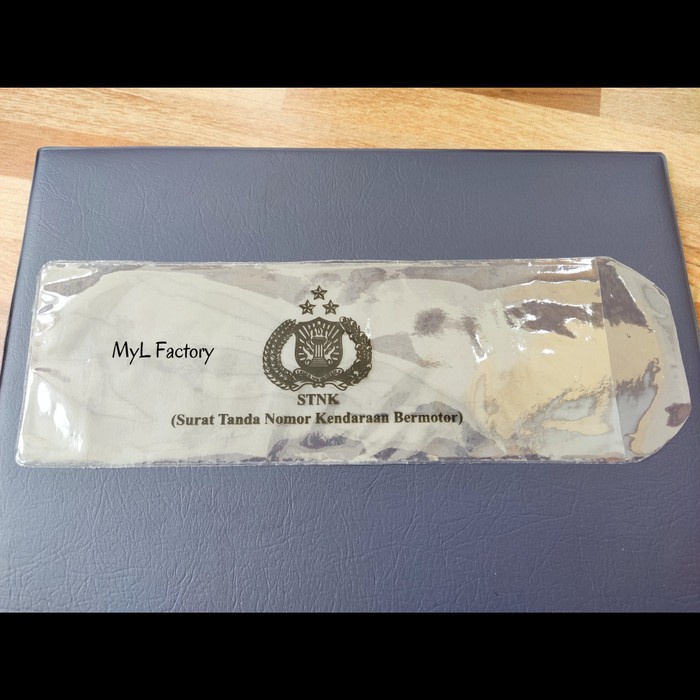 

Sampul STNK Bahan Plastik Mika Tebal - Hitam