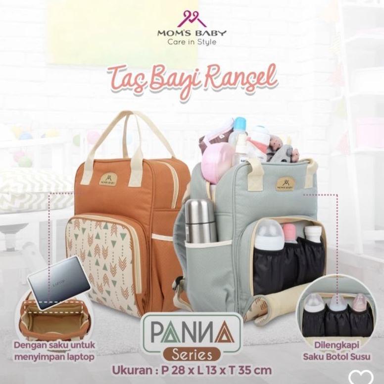 Moms baby tas bayi ransel panna series