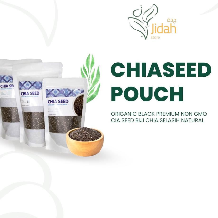 

LIL246 chia seed origanic black premium non GMO cia seed biji chia selasih natural ciaseed natural mpasi ==