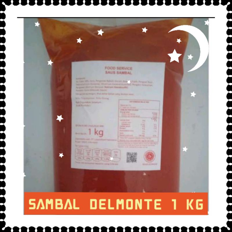 

Del Monte Lasalle Food saus sambal, polos, 1 kg, kirim dgn ojol