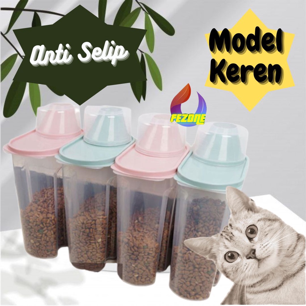 Tumbler Tempat Makan Kucing Mangkuk Tempat Makan Cats FEZONE