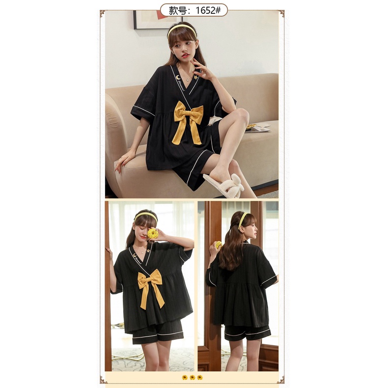 MR-08 set piyama sailor kimono baju tidur wanita lengan pendek