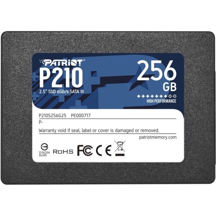 SSD PATRIOT P210 256GB 2.5&quot; SATA3