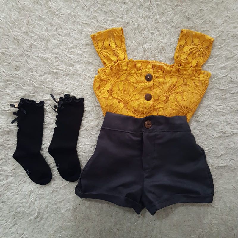 Setelan Bayi perempuan Gempita set