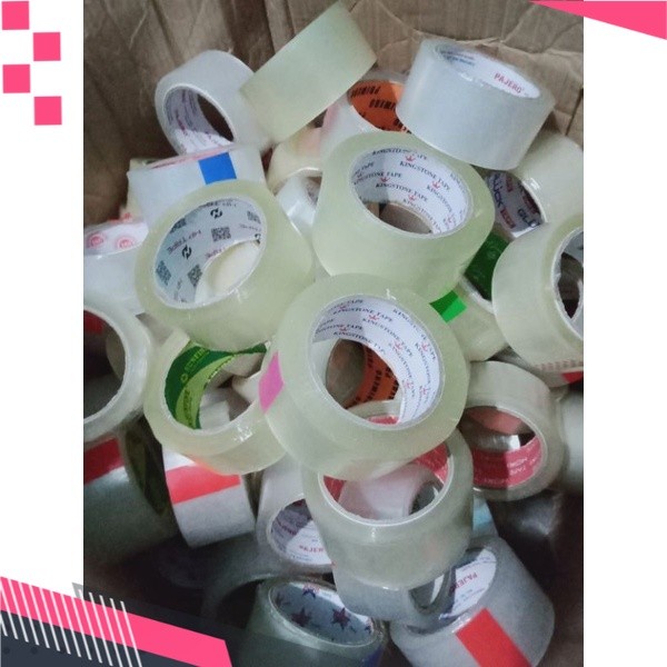 

------] LAKBAN MURAH ISOLASI BENING KILOAN 1 PCS BERAT 125 - 150 GRAM L 3 JARI