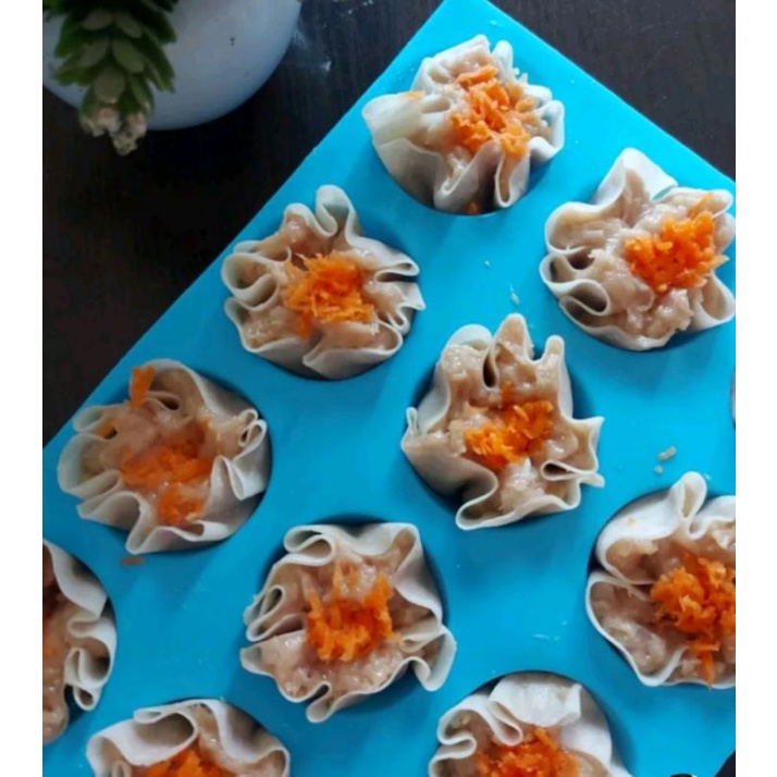 Cetakan Dimsum Silicone LENTUR, untuk mengukus dimsum