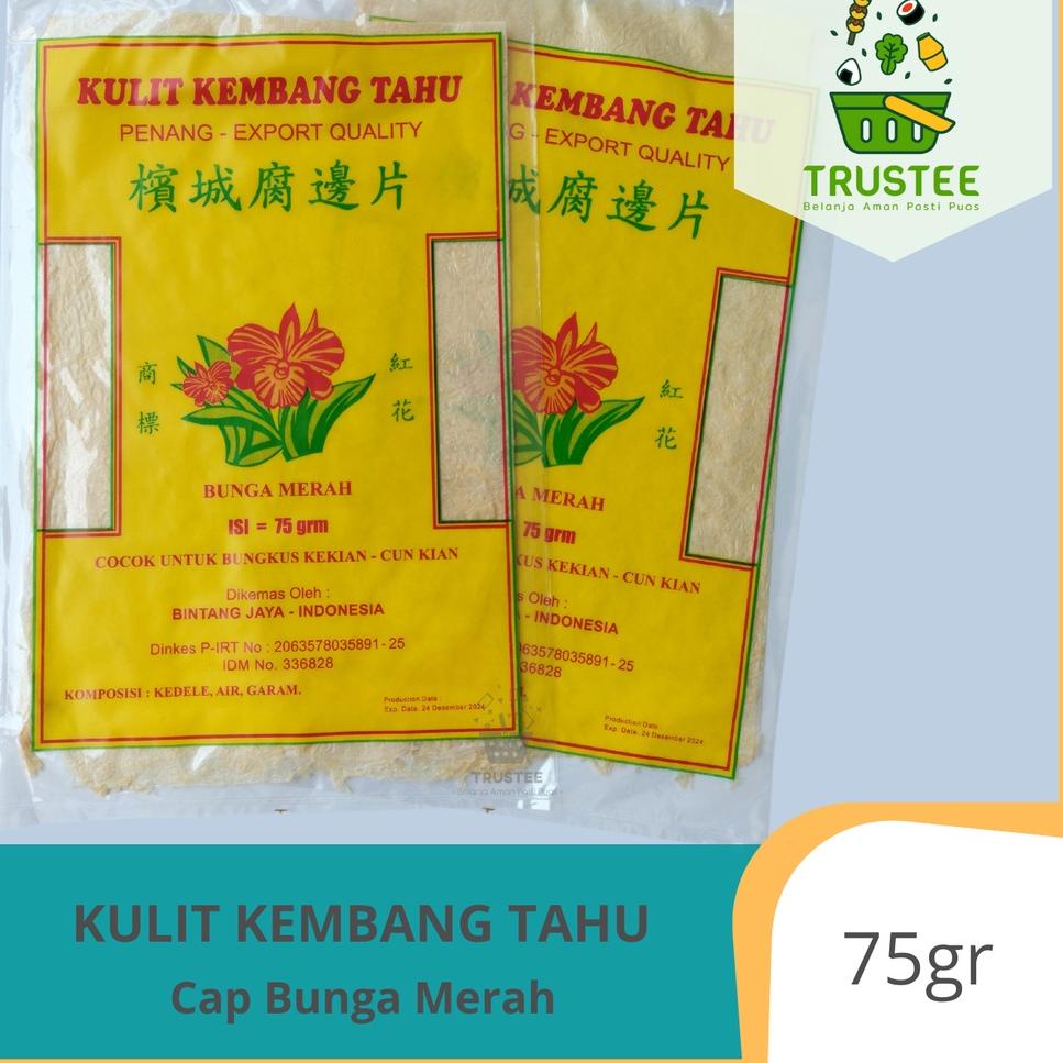 

【MEGA SALE】 Kulit Kembang Tahu Cap Bunga Merah