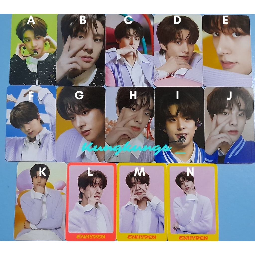 READY STOCK - Part 2 Sharing Dicon Mini Enhypen Jake Sunghoon Sunoo