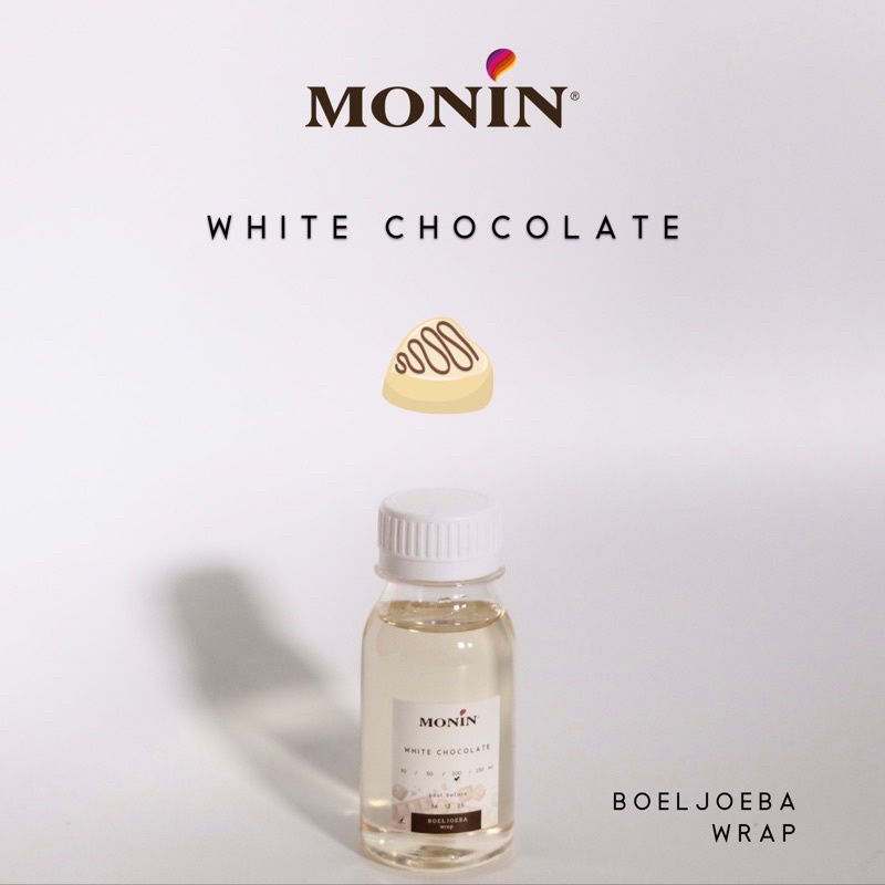 Monin White Chocolate Syrup Repack [30, 50, 100] g