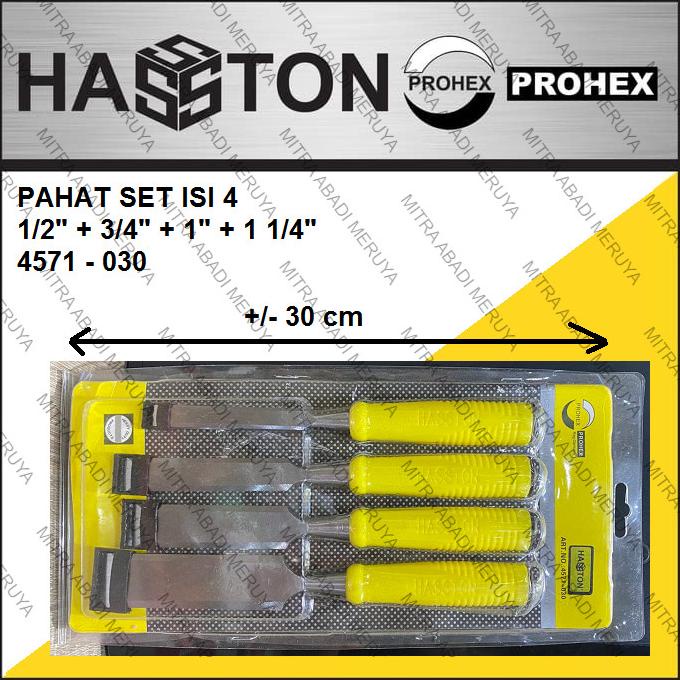 

Pahat Set Tatah Set Pahat Kayu Wood Chisel Hasston 4571 - 030