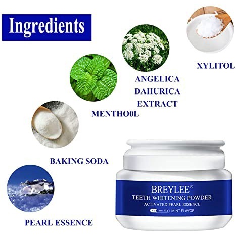 Breylee Teeth Whitening Powder 30gr Ori Braylee Breeylee Breleey Brylee Teeth Whitening Powder Bubuk