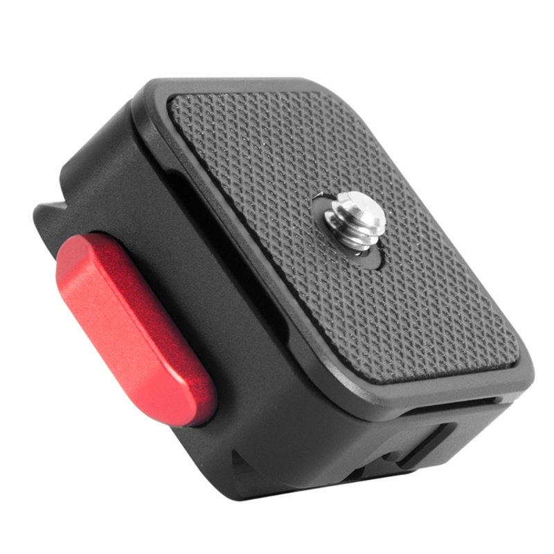 Zzz Adaptor Dudukan Plat Sistem Quick Release Kamera Daya Tahan Adapter Tripod Kamera Mount Universal1Per4 &quot;Pasang Drat