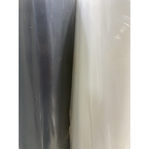 Fiber Pagar Penutup Pagar Motif Garis Garis Cocoplas Tebal 0.6mm x 1 Meter