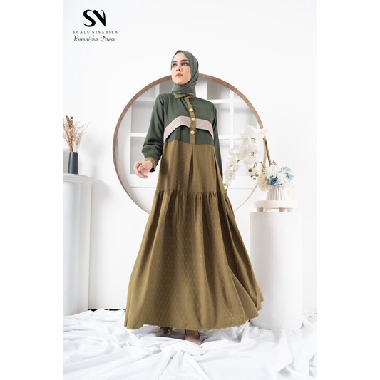 Long Dress-Gamis Terbaik-Long Dress Rumaisha-Long Dress Ternyaman-Long Dress Elegant