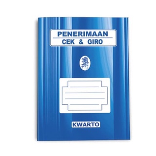 

Buku Penerimaan Cek & Giro Kwarto