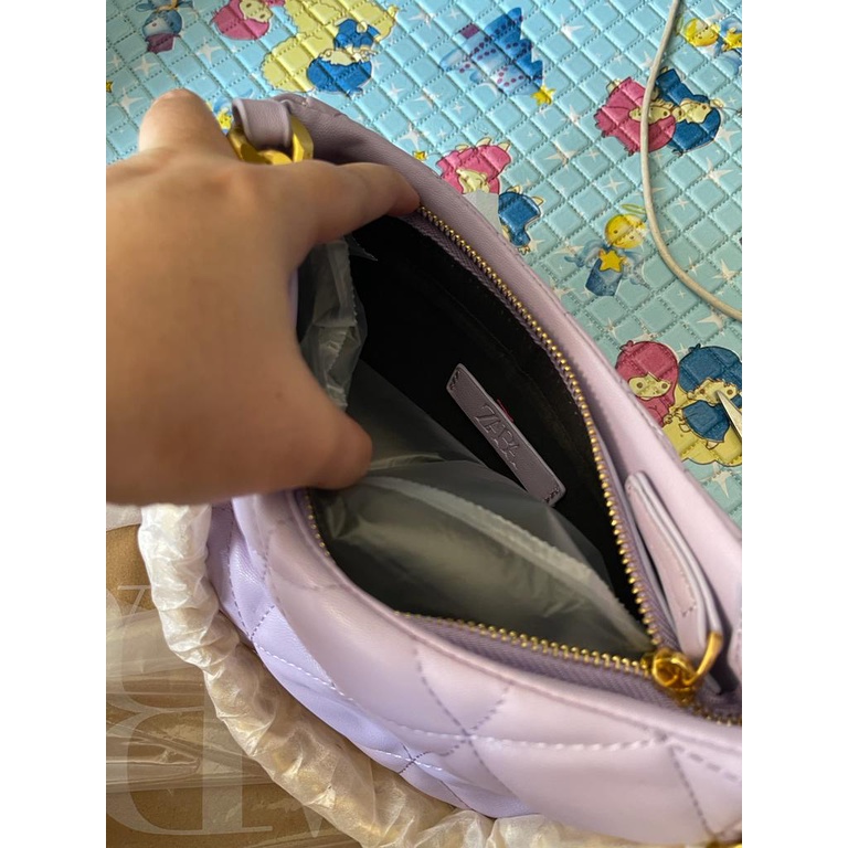 TAS BAHU WANITA RANTAI ZR QUILTED LEATHER