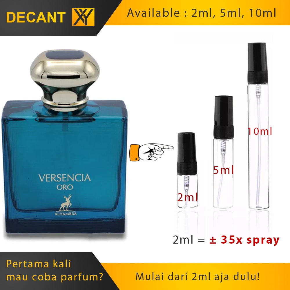 Decant Parfum Maison Alhambra Versencia Oro EDP