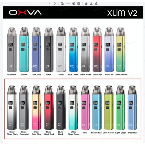 OXVA Xlim V2 Pod Kit 900mAh New Color