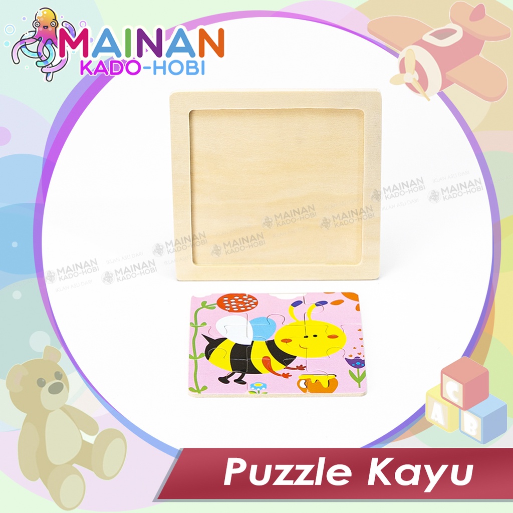 MAINAN MENGASAH OTAK SUSUN PUZZLE KARAKTER INSECT