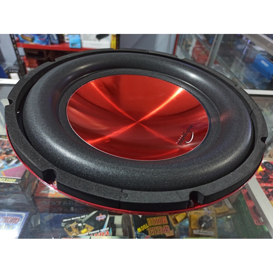 Speaker Subwoofer HOLLYWOOD HW1292 12INCH Super Bass 400W RED