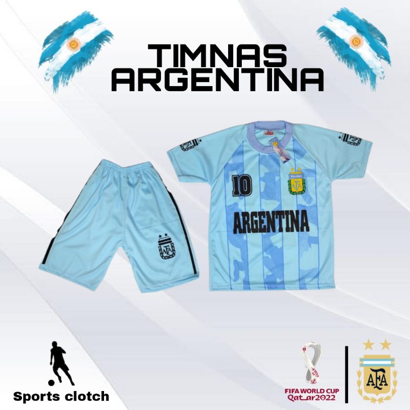 JERSEY TIMNAS ARGENTINA ANAK MURAH/ KAOS BOLA TIMNAS ARGENTINA ANAK