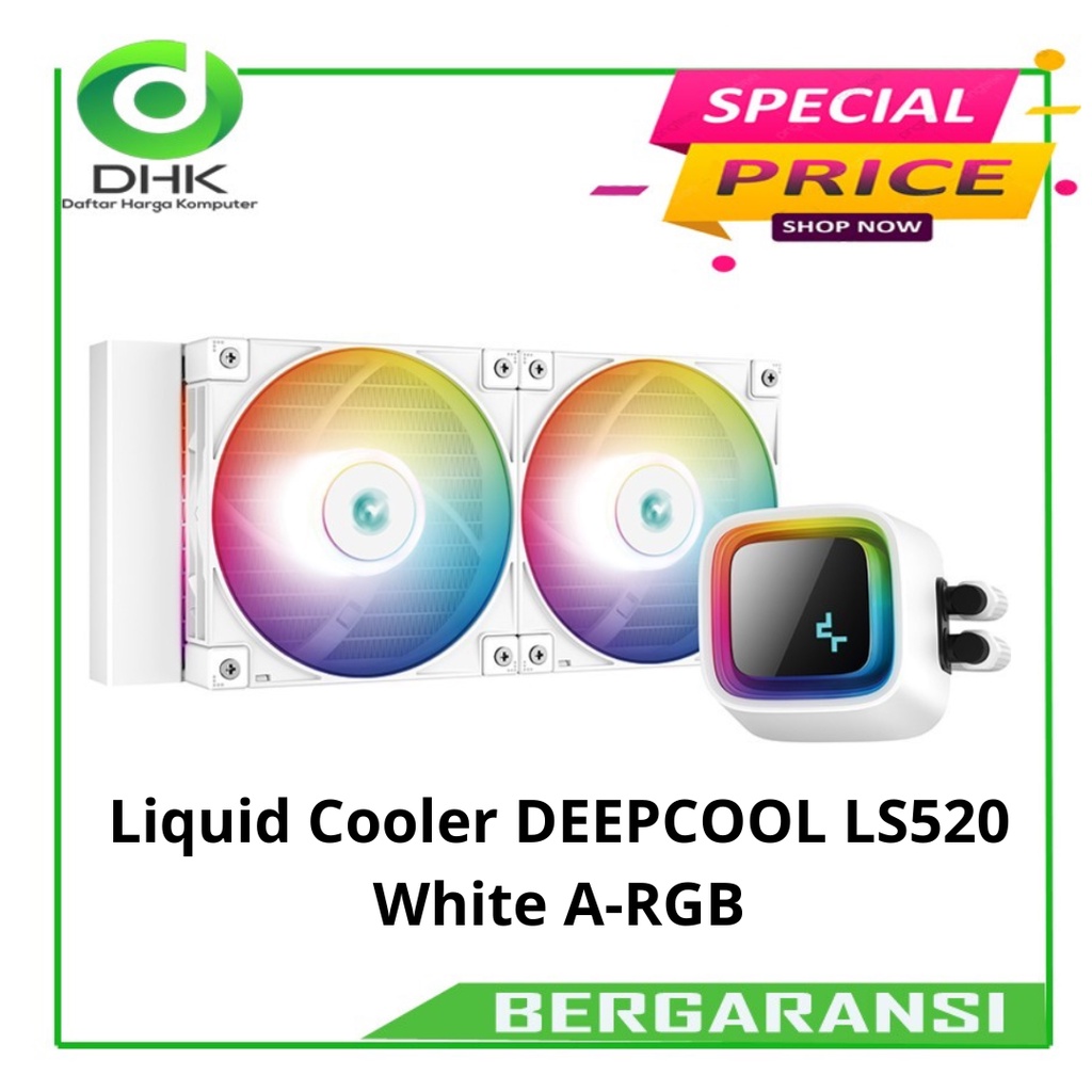 Liquid Cooler DEEPCOOL LS520 White A-RGB