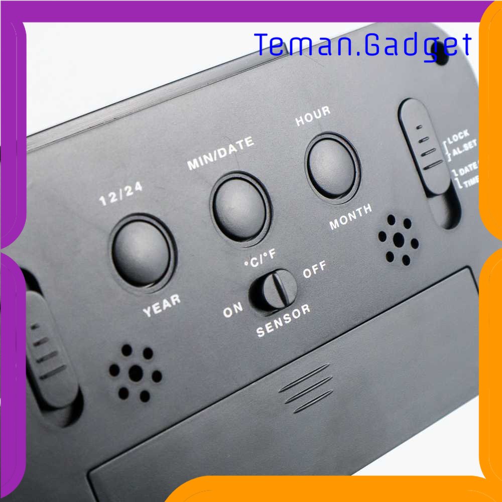 TG-PJM Taffware Fanju Jam LCD Digital Clock with Alarm - JP9901