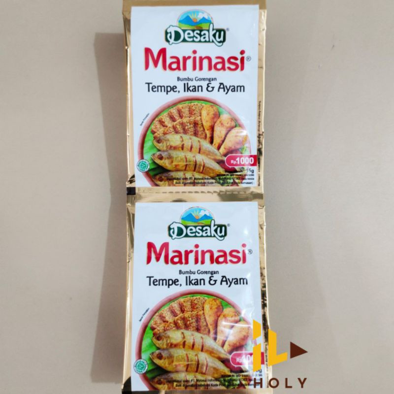 

Desaku Marinasi Bumbu Tempe Ikan Ayam (RENTENG) 12x15gr Isi 12 Sachet
