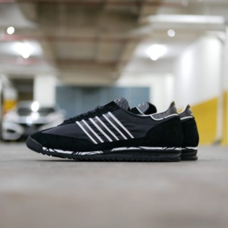 ADIDAS SL 72 BLACK WHITE PRINT ORIGINAL OEM SNEAKERS PRIA
