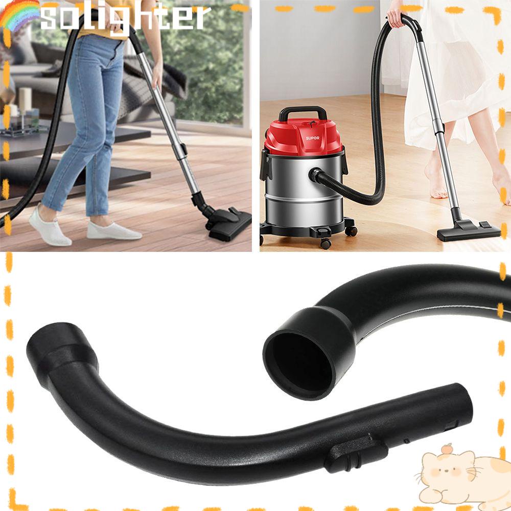 Solighter Vacuum Cleaner Hose Handle For Miele Handle Gagang Lengkung Berguna Tongkat Selang Plastik Ujung Bengkok Penyedot Debu Aksesoris