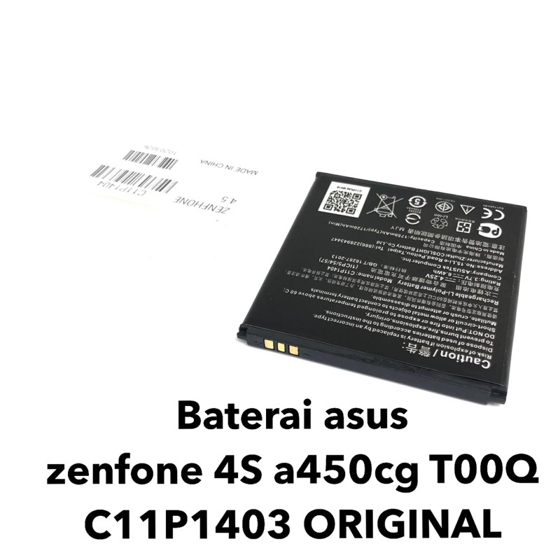 BATERAI ASUS ORIGINAL ZENFONE 4S A450cg T00Q C11P1403 BY SMOLL