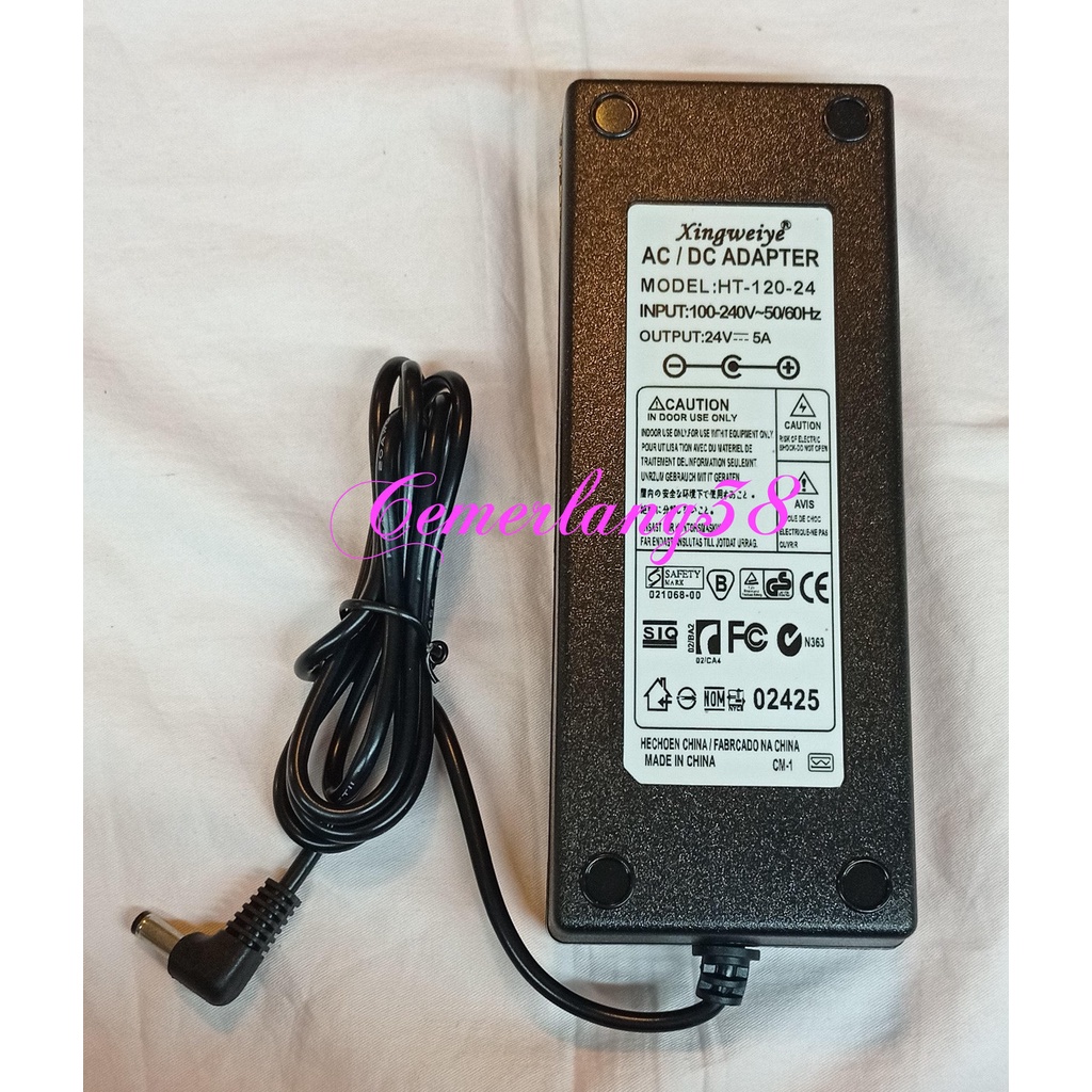 AC DC Charger 24V 5A Switching Adaptor 24 V 5 A Power Supply 120W