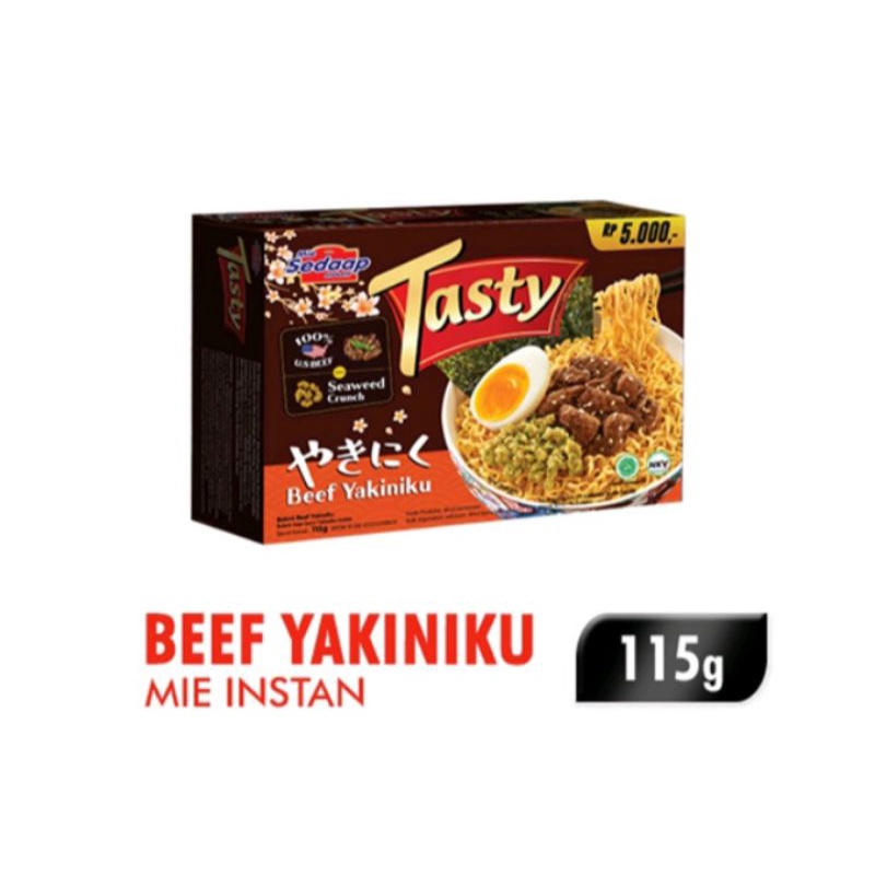 

Sedaap Tasty Mie Instan Beef Yakiniku 115gr