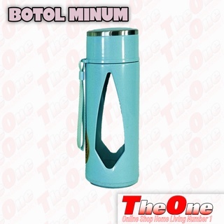 Botol minum kaca/botol minum kaca 400ml/Botol minum kaca tahan panas