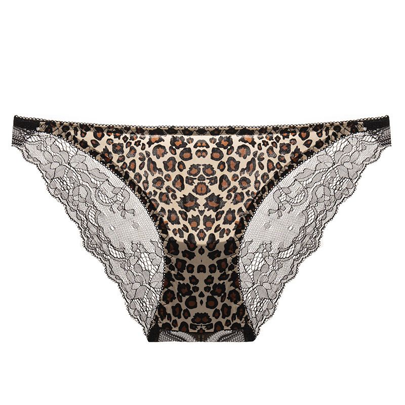 Celana dalam wanita seksi renda motif macan tutul v101