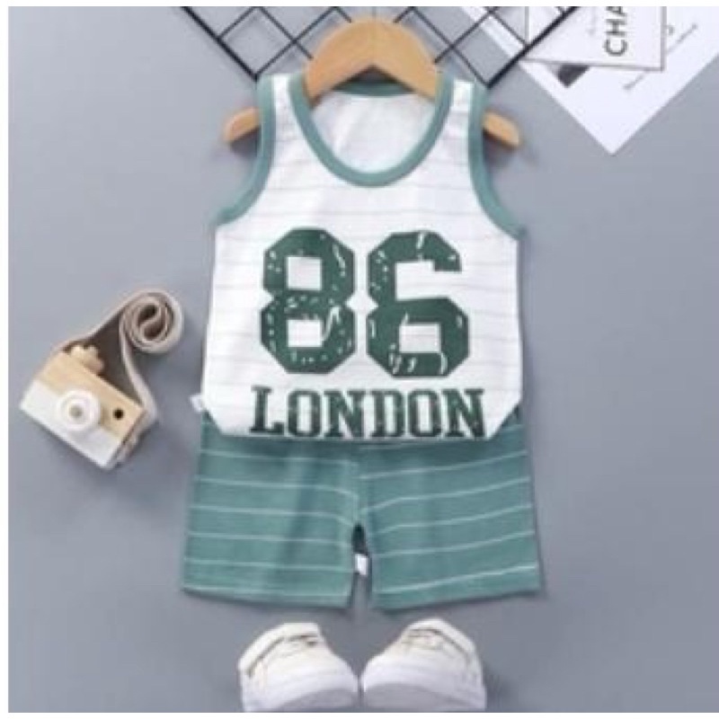 VS - NEW SET SINGLET KOMBI KARAKTER C BABY ANAK USIA 1-5 TAHUN