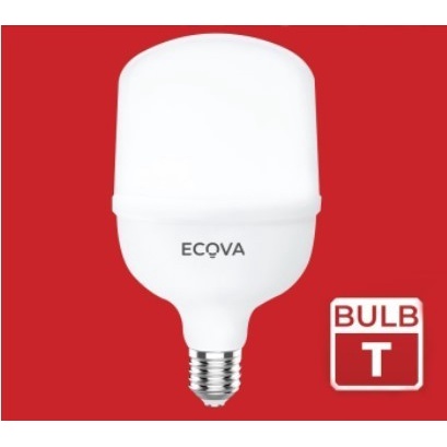 Lampu LedBulb Tabung 28 Watt Ecova Putih E27