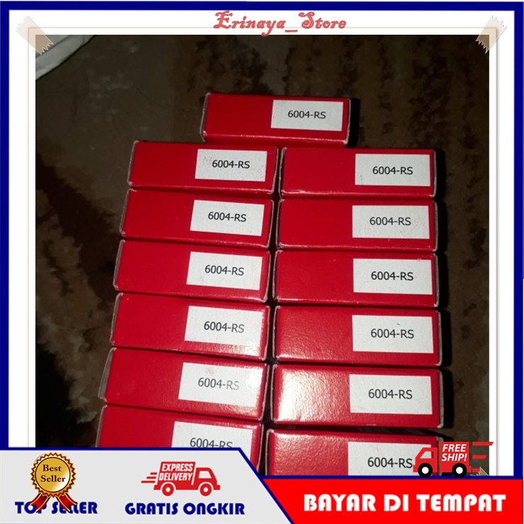 ORIGINAL AHM Bearing Lahar Laher Kelahar Kelaher Klaher Bantalan Bola Ball Motor Honda 6004 RS Origi