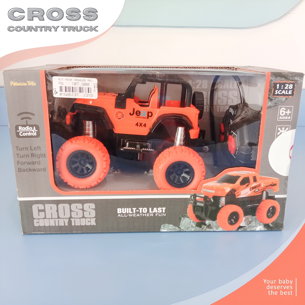 Cross Country Truck Off Road 1:28 | Mainan Mobil Remote Control RC | Mobil Remot Kontrol Offroad | Kado Ultah Anak Laki Laki